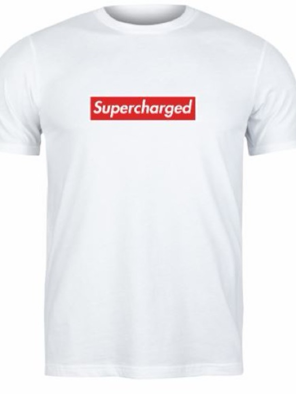 Supercharged White Tee